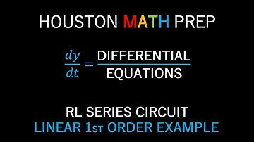RL Series Circuit (Linear First-Order Differential Equation)