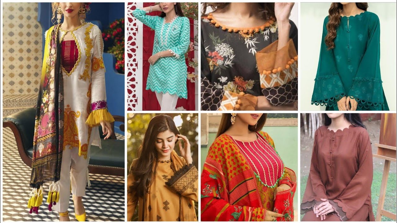 Casual Wear Summer Eid & Regular Basis Dress Designing Detailing Ideas Collection