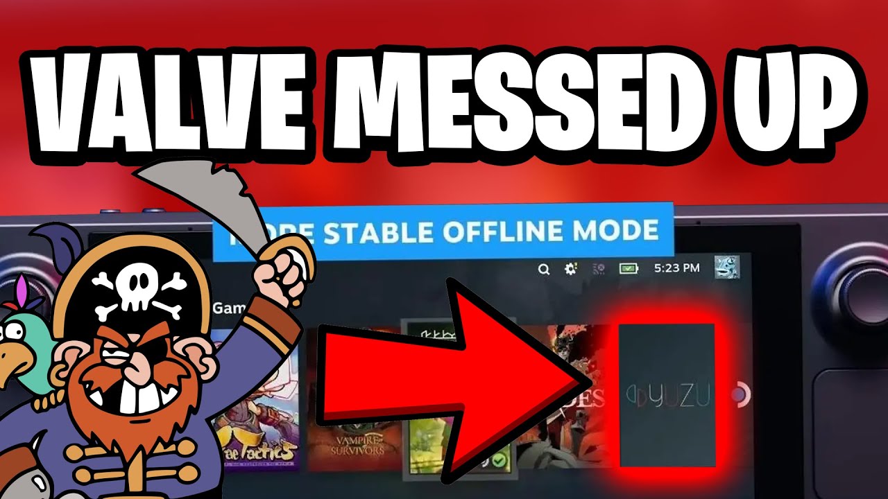 Valve Accidentally Plugs Nintendo Switch Emulator in Steam Deck Promo