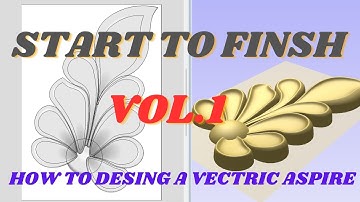 Step by Step Design Advice 1 || Build Your Skills || vectric aspire,