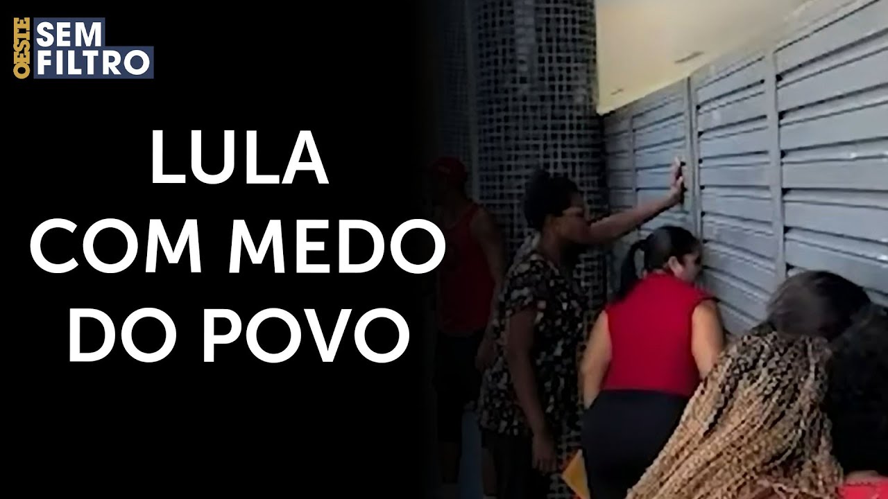 Em evento no Recife, Lula monta cercadinho e isola a população | #osf