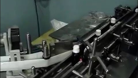 Liquid Filling Machine- Plug Pressing with Screw capping Machine