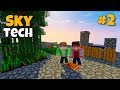 CUBIXWORLD - SkyTech #2| Первые Алмазы и Ферма! СкайБлок с Модами! Выживание на сервере в Майнкрафт!