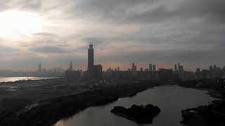 Shenzhen Bay Port Aerial View-Shenzhen China - landscape China