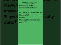 Playwright Interview Question #13