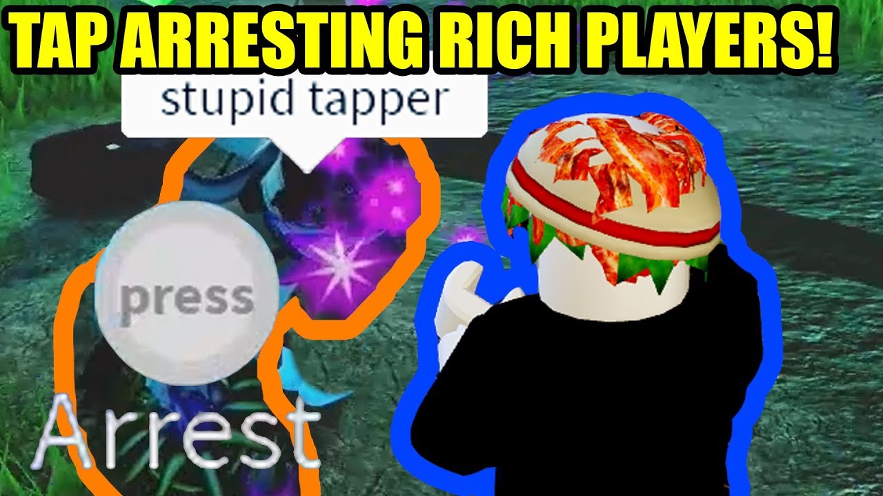 Tap Arresting Rich Players Until They Rage Roblox Jailbreak - the worst cop ever roblox jailbreak youtube