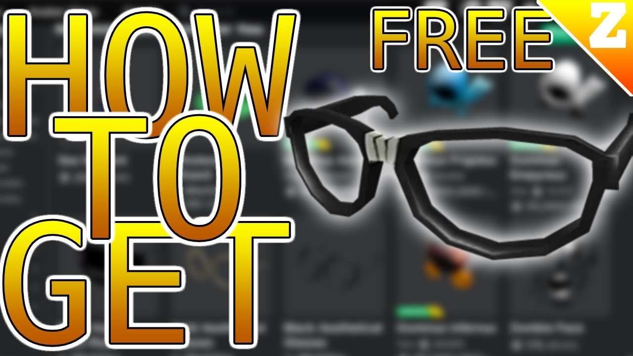 How To Get The Nerd Glasses For Free Roblox Youtube - vintage glasses roblox