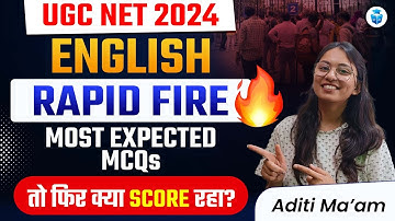 UGC NET English MCQs | Paper-2 English Most Expected Questions by Aditi Taparia | UGC NET 2024