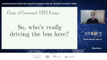Avoiding Secure Boot and injecting malware into the Windows recovery utility, K. Dudek