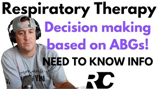 Respiratory Therapist: Assessing needs based on ABGs!