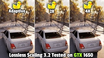 Lossless Scaling 3.2 on GTX 1650 | Adaptive vs 2x vs 4x | 7 Games Tested (2025)