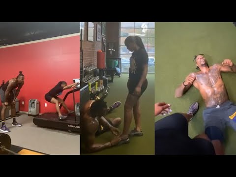 Dwight Howard INTENSE workout with his wife Te'a Cooper! 😀💪