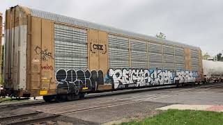 Csx Northbound Train At Romulus May 12 2023