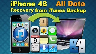 iPhone 4S Recovery Mac: How to recover iPhone 4S deleted data from iTunes backup on Mac