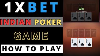 1xbet Indian Poker Game Kaise Khele | 1xbet indian poker tricks | Indian poker game 1xbet screenshot 3