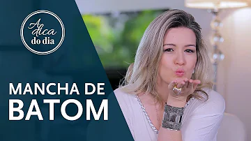 Como fazer para tirar mancha de batom da parede?