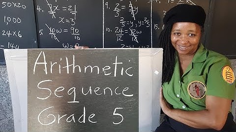 PEP Maths: Sequences: Arithmetic Sequence.  Find the Missing Numbers/Terms. Grade 5 Mathematics