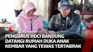 Pasca Insiden Anak Kembar Tewas Ditabrak Moge, Pengurus HDCI Bandung Datangi Rumah Duka | tvOne