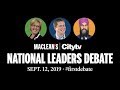 National Leaders Debate 2019: Full video | Maclean's and Citytv