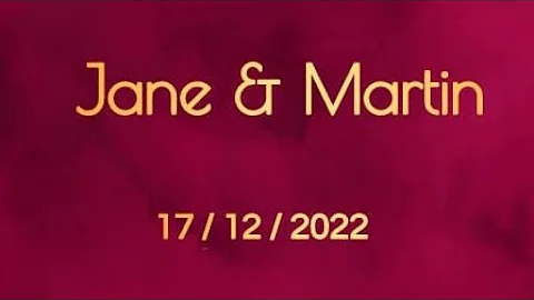 JANE WEDS MARTIN