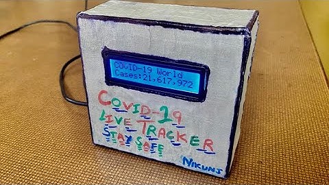COVID-19 LIVE Outbreak Data Tracker for World and India [DIY Projects #Mr. NJ]