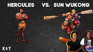 "Hercules VS Sun Wukong" DEATH BATTLE! REACTION!! | K&Y
