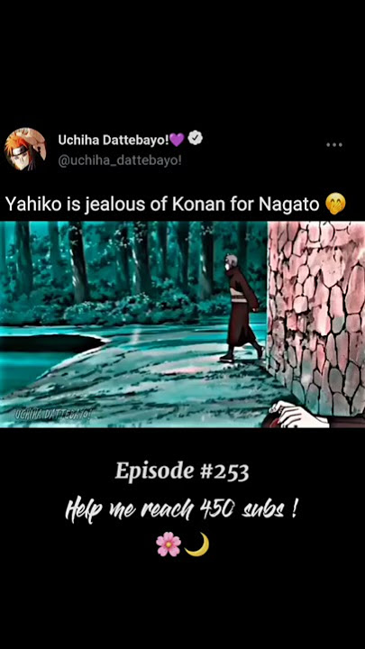 Yahiko cemburu pada Konan untuk Nagato #shorts
