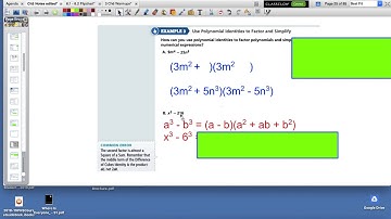 3.3 Video Notes: Polynomial Identities