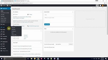 How to create a category archive menu items in a WordPress website.