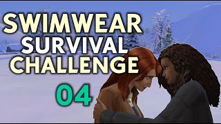 Making friends & trying to get clothes! // Sims 4 Swimwear Survival Challenge - Episode 4