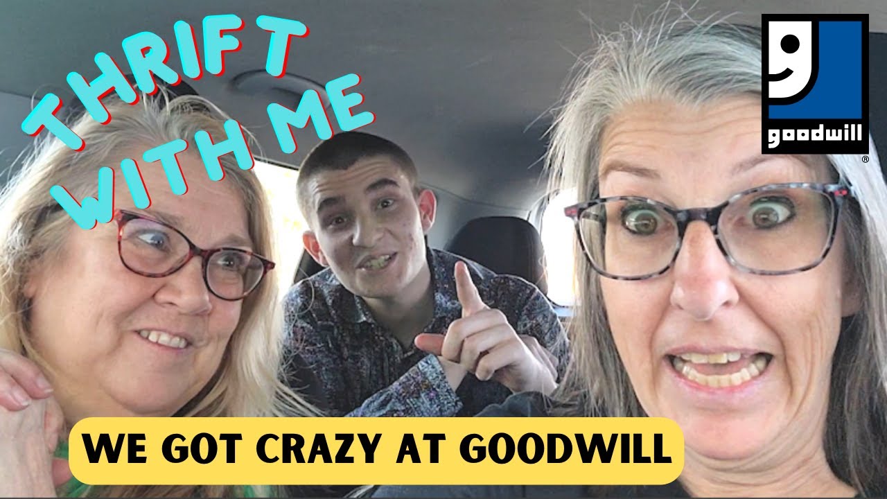 We Got Crazy at Goodwill | Thrift With Me - YouTube