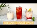 3 Easy Refreshing Drinks to try this summer | Summer Drinks at home