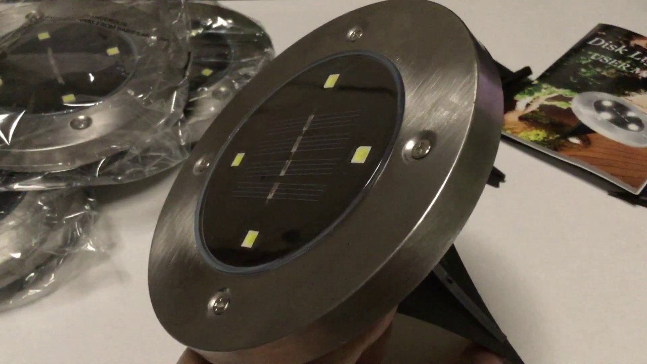 Ledソーラーライト 埋め込み式 ガーデンライト 光センサーで夜間自動点灯 Youtube