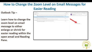 How to Change the Zoom Level on Outlook Email Messages for Easier Reading