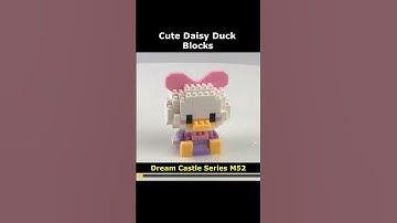 Dream Castle Daisy Duck M52 Mini Blocks Preview #lego #brick #miniblock #nanoblock #block