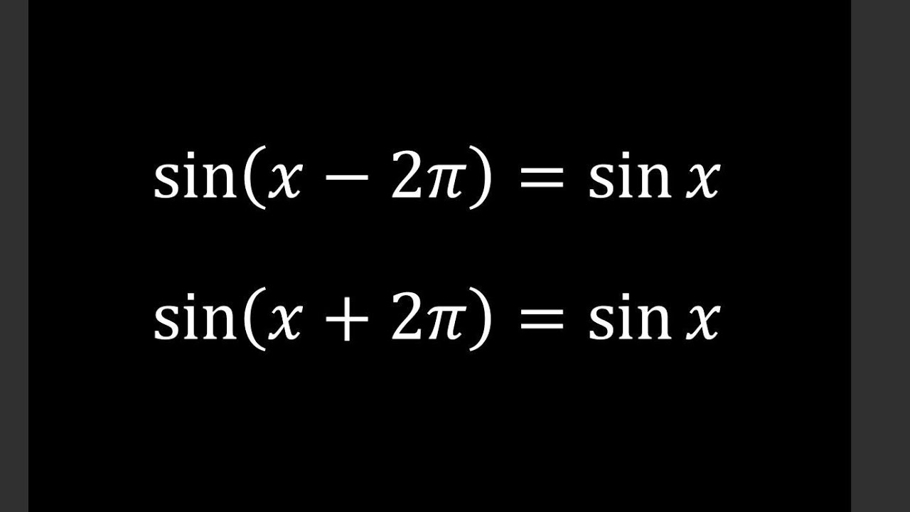 Pembuktian Sin x 2pi sin X Dan Sin x 2pi sin X Trigonometry derivative-of-sin-x-from-first-principles-youtube