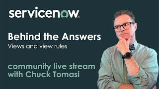 Community Live Stream - Behind the Answers - Views and view rules