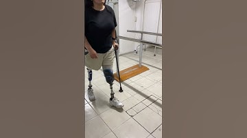 Transfemoral #amputee gait #legprosthesis #prosthesis #shots #rehab #bilateralamputee