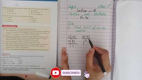Factors and Multiples -- Class 4 Math, Unit 2, Exercise 2e, Lecture 16, | Ilm Ka Ghar |