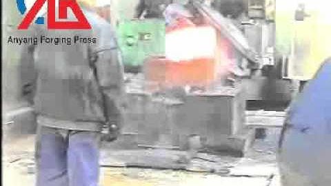 hydraulic open die forging hammer and forging manipulator