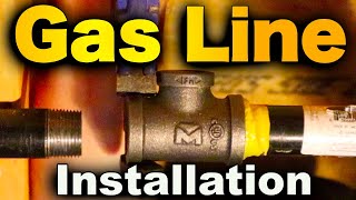 Black Iron Pipe Gas Lines Installation - Sealing Fittings, Pressure Testing, and Bonding