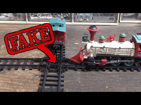 3D Printing Custom Track For Cheap Christmas Trainset