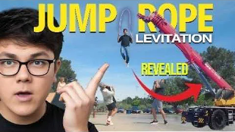 Magic Revealed: Jump Rope Levitating Trick EXPOSED: The Hidden Secrets Behind the Illusion!