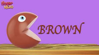 Learning Videos Pacman Learn Colors With Toddlers Babies Brush For Kids