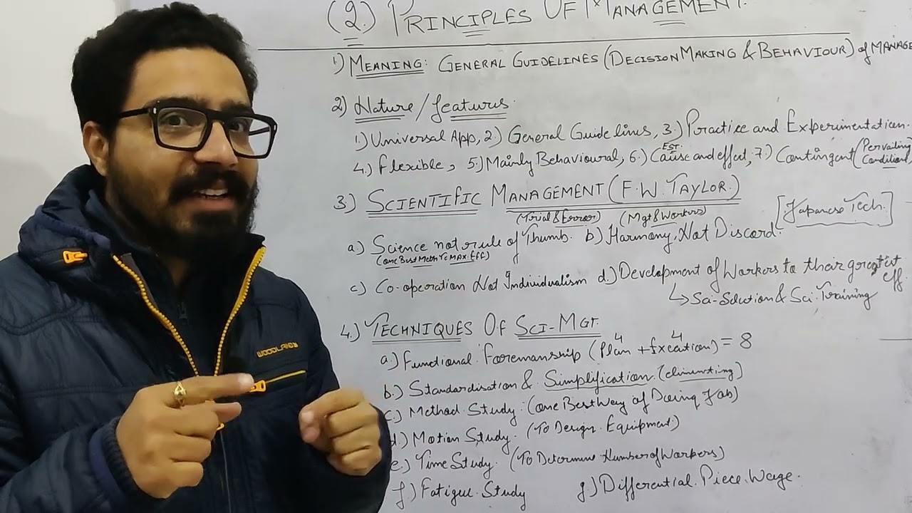 CH-2: Part 1: Principles of Management