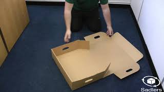 Sadlers Af337 Self Assembly Boxes