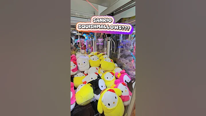 sanrio squishmallows!!! 🩵🩷😍 #sanrio #cinnamoroll #kuromi #mymelody #viral #pompompurin #ufoキャッチャー