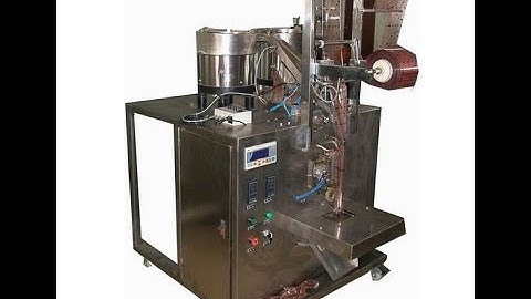 Automatic counting and packaging system for screws and bolts vertical packer machine with counter