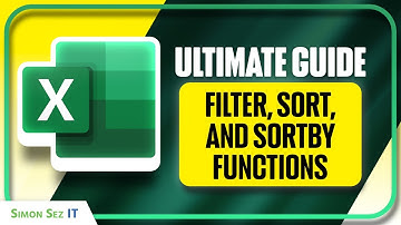 Ultimate Guide to FILTER, SORT, and SORTBY Functions in Excel: Beginner Tutorial