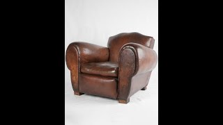 Antique French leather club chair - Havana by Chez Pluie Provence 81 views 7 months ago 43 seconds